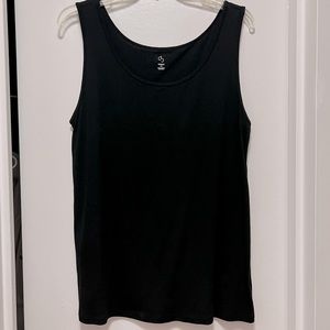 Black Cotton Tank